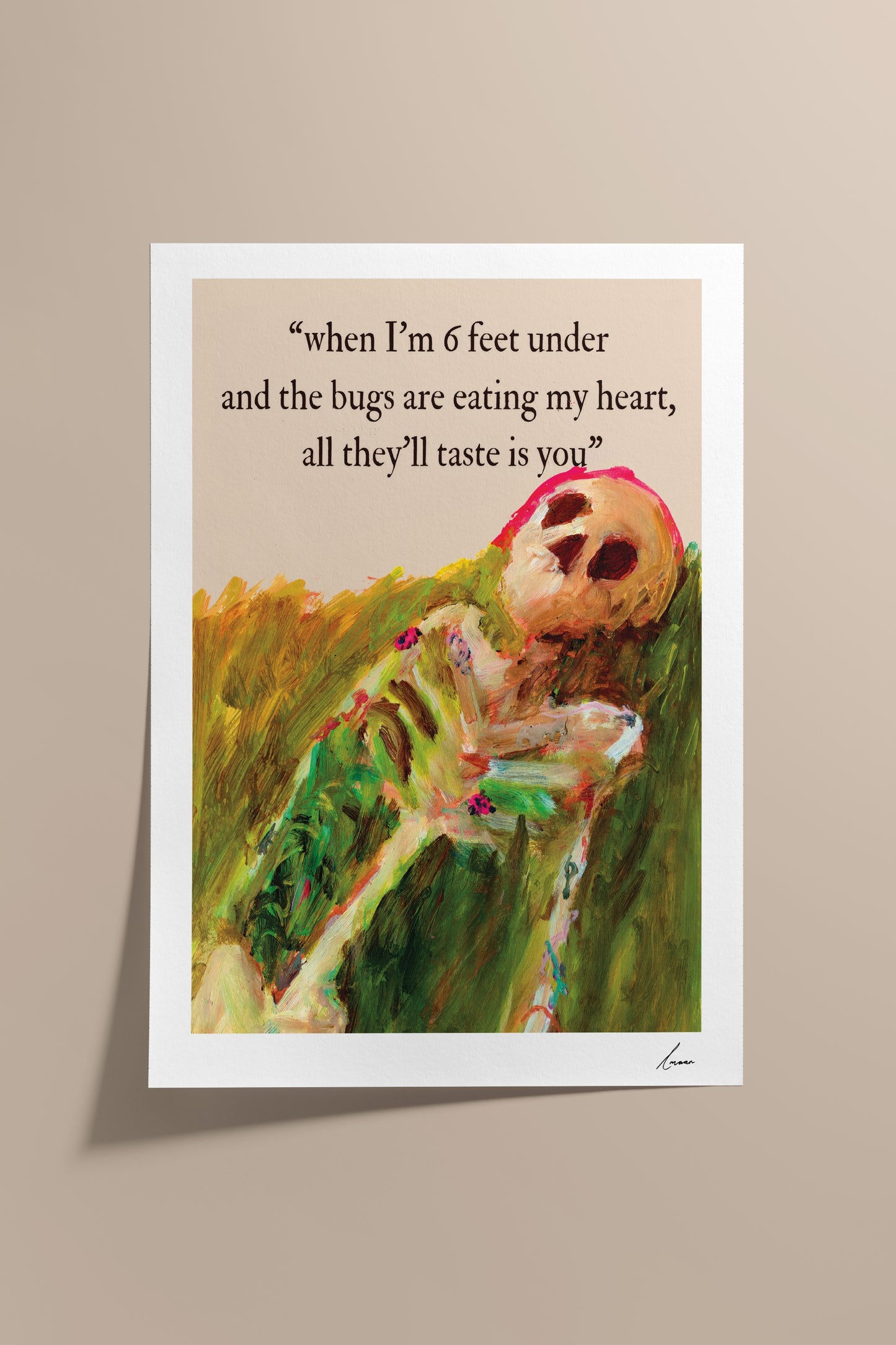 My Sweet Bones Print